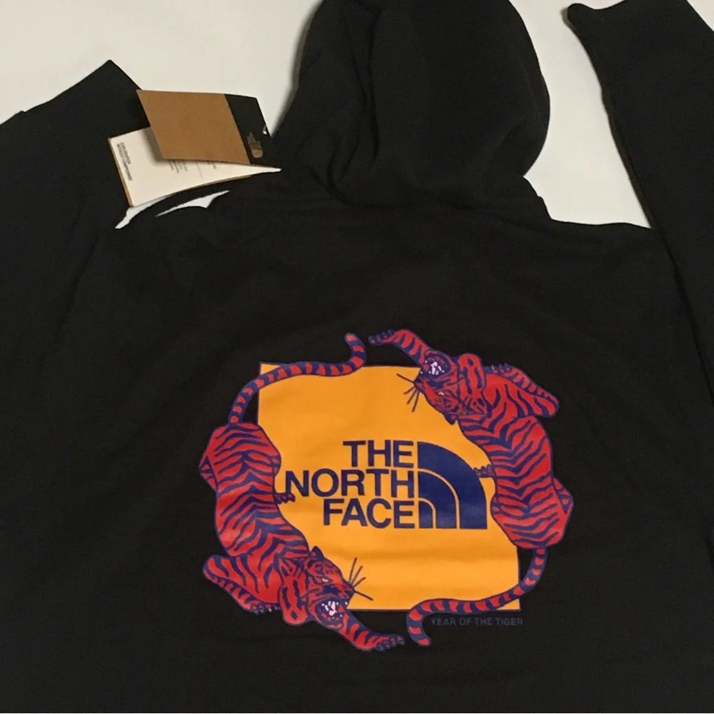 The North Face Pullover Hoodie Hooded Sweatshirt Sweater Mens Sz M Black New NWT - Picture 6 of 8